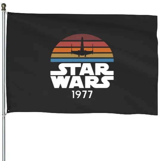 Star Wars 1977 House Flags, Disney Star Wars House Flags, Star Wars House Flags, Disney World House Flags