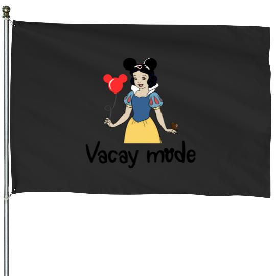 Snow White House Flags, Snow White Princess House Flags, Disney Snow White House Flags, Cute Disney Princess House Flags