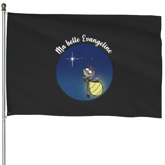 Ray Firefly Evangeline Ma Belle Evangeline House Flags, The Princess and The Frog Disney House Flags