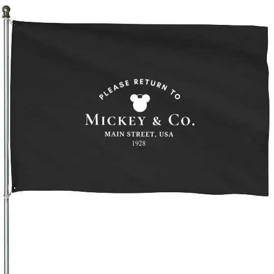 Return to Mickey & Co House Flags, Disneyworld House Flags, Disney Trip House Flags, 2023 House Flags
