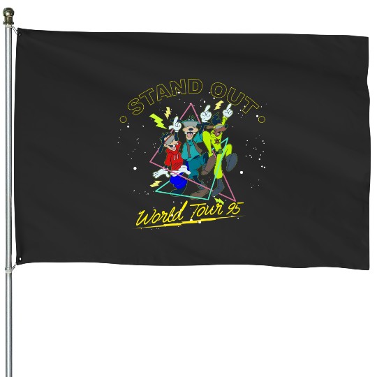 Disney Powerline  Color House Flags, Vintage Disney Goofy Powerline House Flags