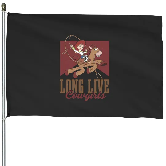 Retro Jessie House Flags, Disney Pixar Toy Story Jessie Long Live