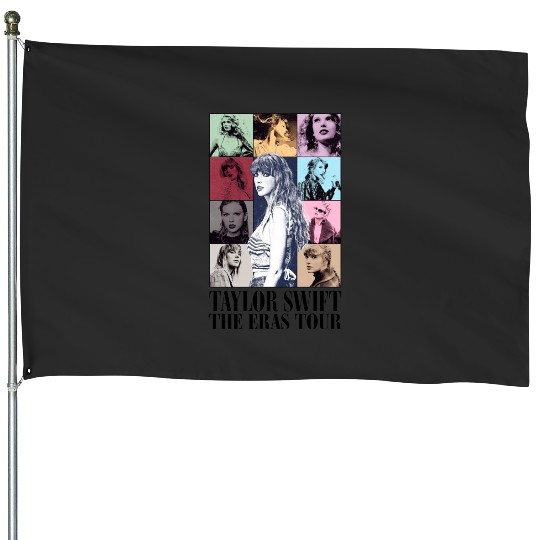 Discover Taylor The Eras Tour House Flags, Taylor version Merch House Flags