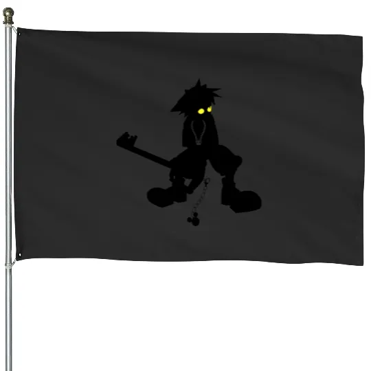 ANTI-DISNEY Sora House Flags