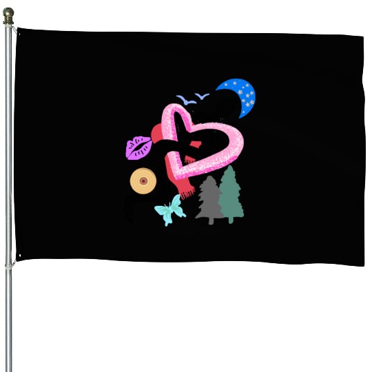 TaylorSwift eras inspired logo House Flags