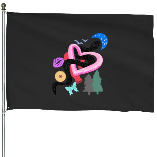 TaylorSwift eras inspired logo House Flags