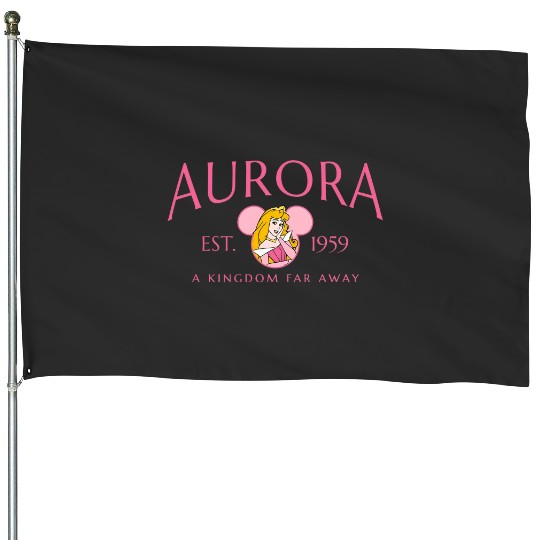 Disney Princess House Flags, Princess Aurora House Flags, Sleeping Beauty House Flags