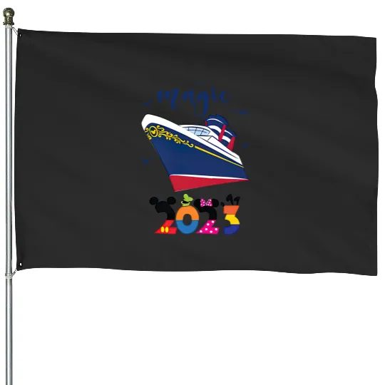 Disney Magic Cruise family House Flags 2023, Cruise House Flags, Disney cruise family House Flags