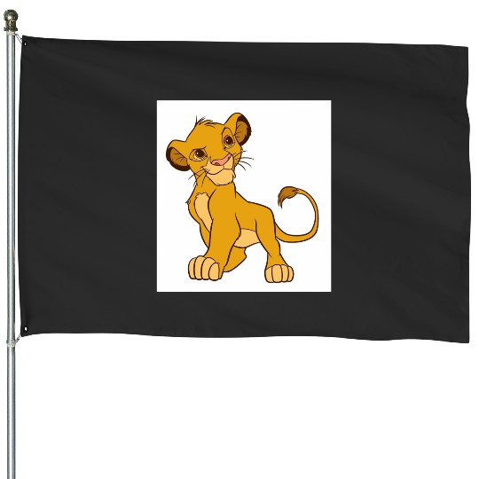 Proud Simba Disney TShirt House Flags