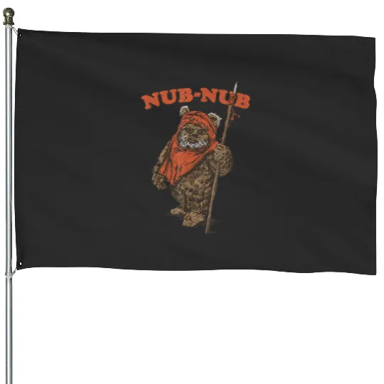 Disney Star Wars House Flags, Vintage Nub-Nub Ewok Camp House Flags, Wicket Ewoks House Flags, Forest Summer Camp House Flags