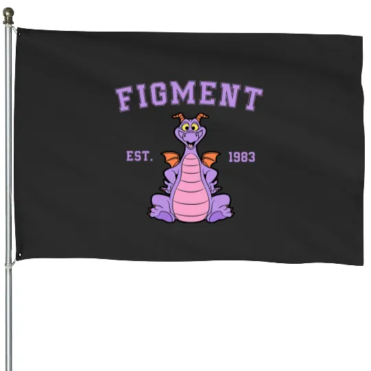 Disney Figment House Flags