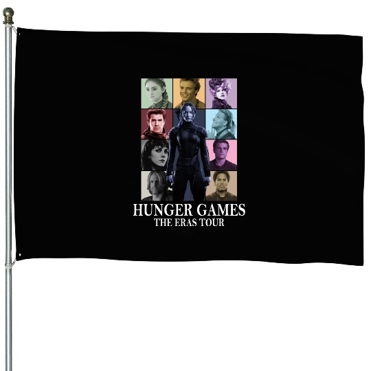 Eras Tour - Hunger Games House Flags