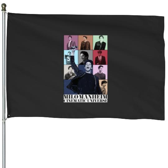 Milo Manheim Cinematic Universe (Eras tour style) House Flags