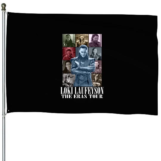 Loki Laufeyson Eras tour Unisex Softstyle House Flags