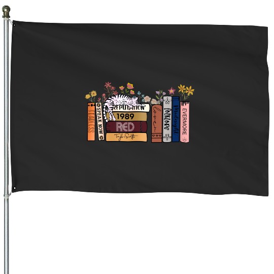 Discover Taylor House Flags ,Taylor Albums Book Stack House Flags