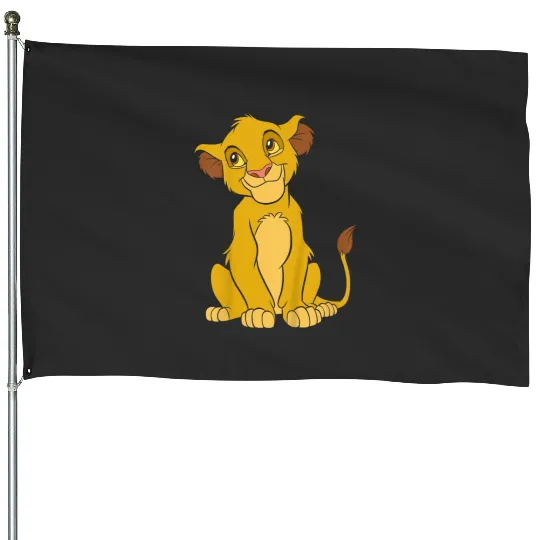 Disney Lion King Cute Simba House Flags