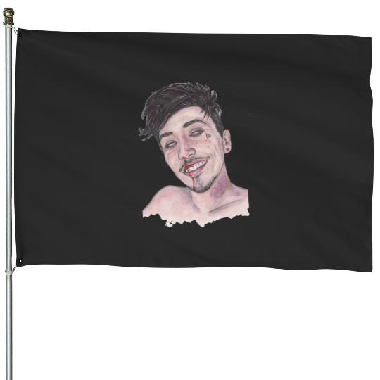 Discover Possesed Brennen Taylor House Flags