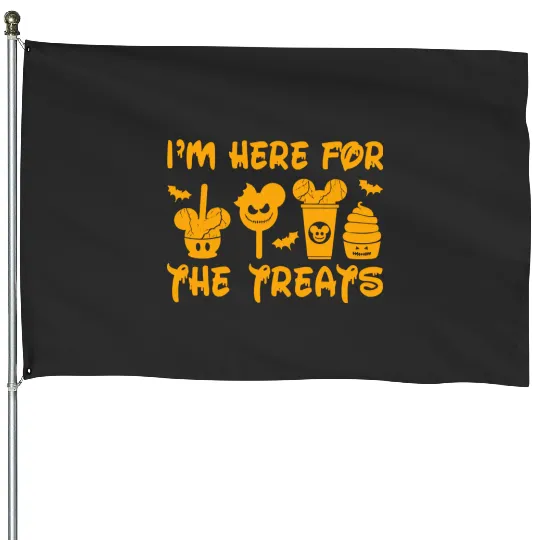 I'm Here For The Treats, Disney Halloween Family Shirts, Hocus Pocus, Halloween Shirt, Halloween Gift, Trick or Treat, Disney Family Shirts House Flags