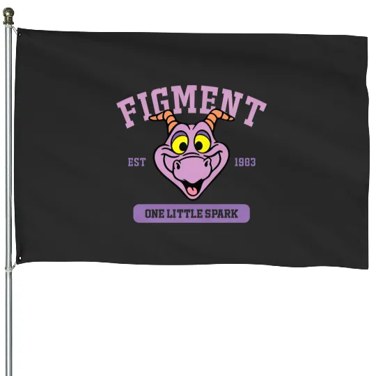 Disney Figment House Flags