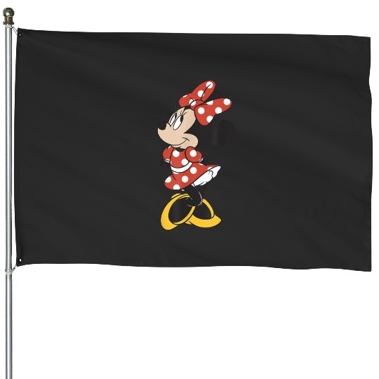 Disney Mickey And Friends Minnie Mouse Traditional House Flags