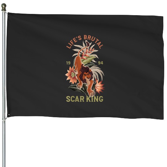 Disney The Lion King Anniversary 94 Scar King Lifes Brutal House Flags