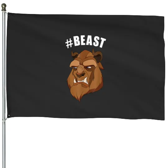 Disney Beauty And The Beast Hashtag Beast Portra House Flags