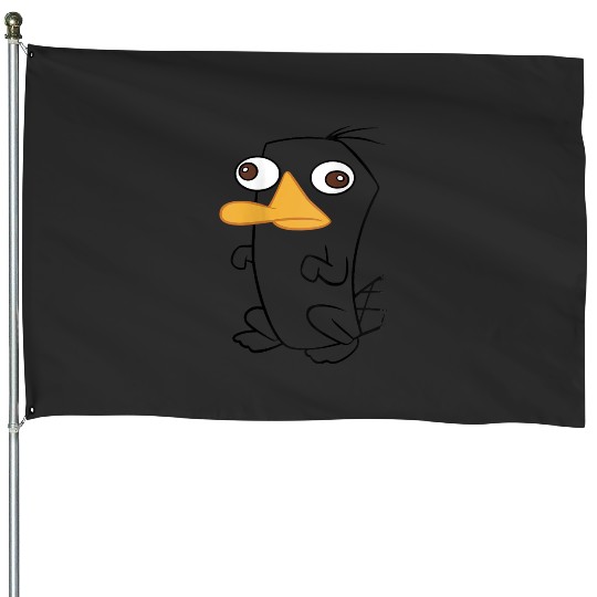 Disneys Phineas And Ferb Perry The Platypus Cute Portrait House Flags