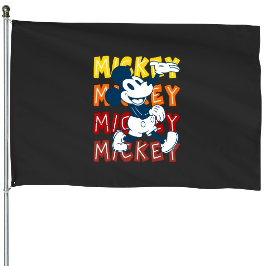 Boy's Disneys Mickeys Mouses House Flags