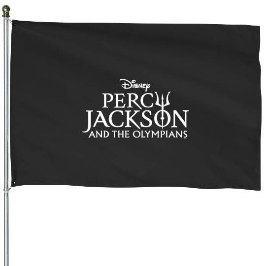 Disneys Percy Jackson And The Olympians Series Title Logo  Gifts House Flags