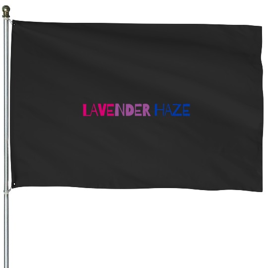 Bisexual Lavender Haze - Taylorr Swift Midnights House Flags