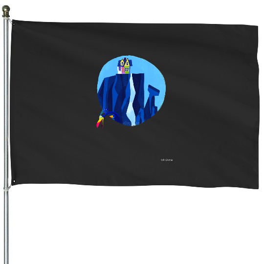 Up Movie Kevin Mickey-Balloon Shirt / Disney-Kevin Up House Flags