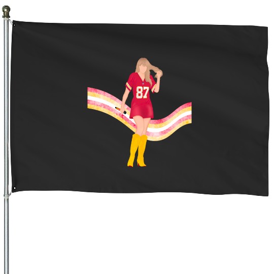taylorr Swift x Travis Kelce Jersey (V5) House Flags
