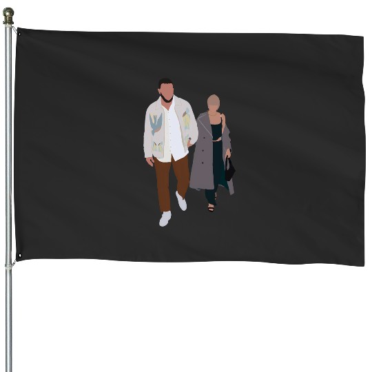 taylorr Swift as Jesus, Travis Kelce taylorr Swift House Flags