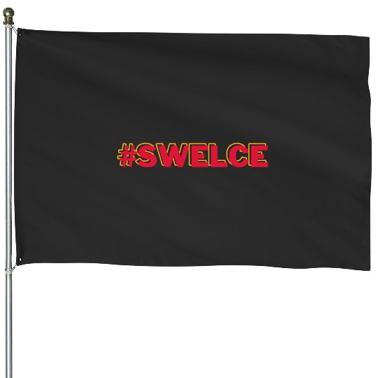 taylorr Swift and Travis Kelce Swelce (1) House Flags