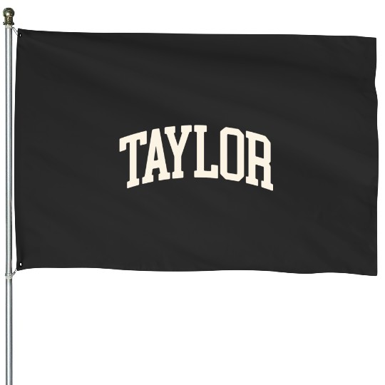 taylorr Swift Varsity by Purkins House Flags