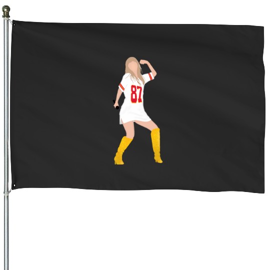 taylorr Swift x Travis Kelce Jersey (V3) House Flags