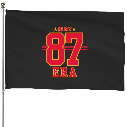 87 Era + Taylorr Swift and Travis Kelce House Flags