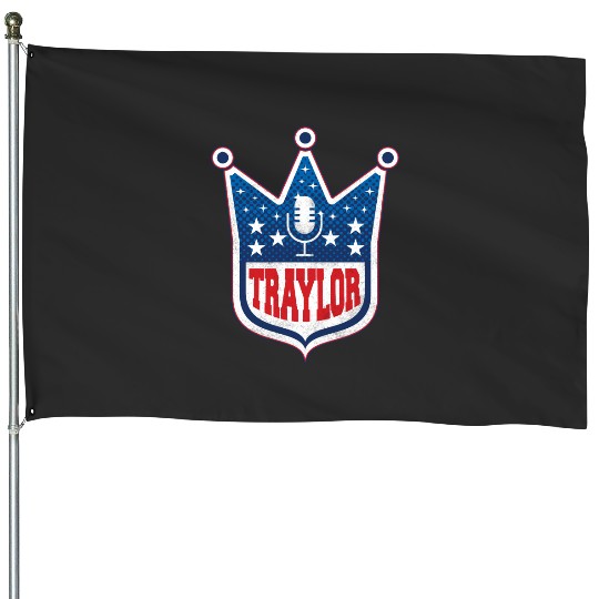 Traylor - taylorr Swift + Travis Kelce House Flags