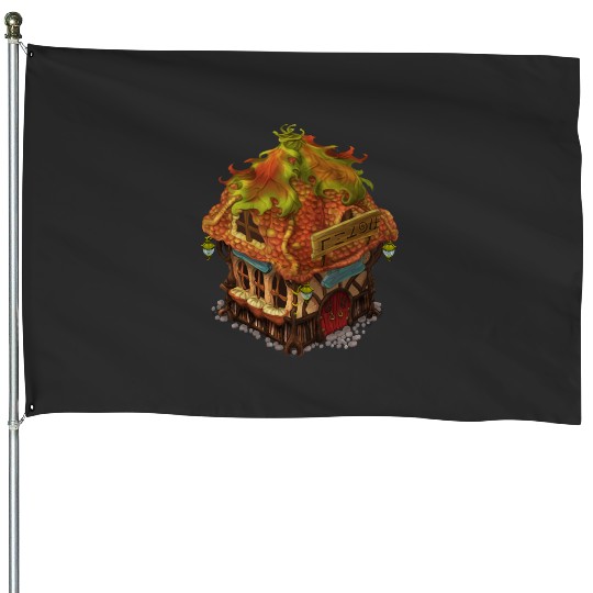 Disney-Parks Monsters Inc Mike Wazowski House Flags