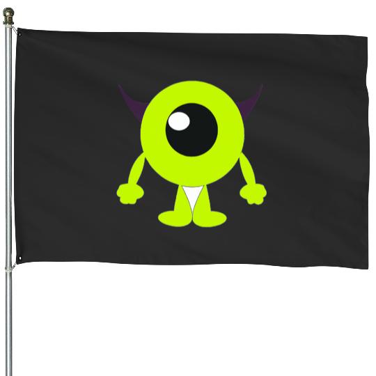 Disney-Parks Monsters Inc Mike Wazowski House Flags