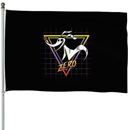 disneys Nightmare Before Christmas Zero Retro 90s House Flags