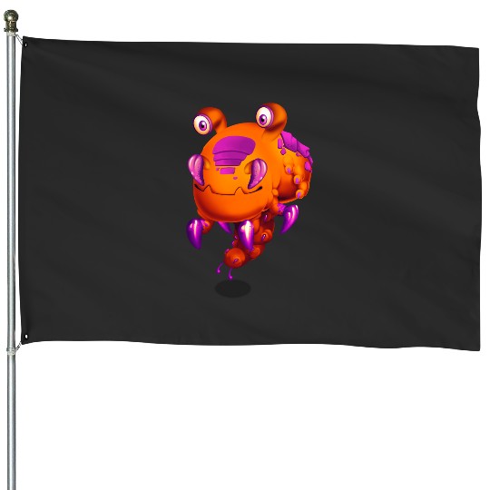 Disney-Parks Monsters Inc Mike Wazowski House Flags