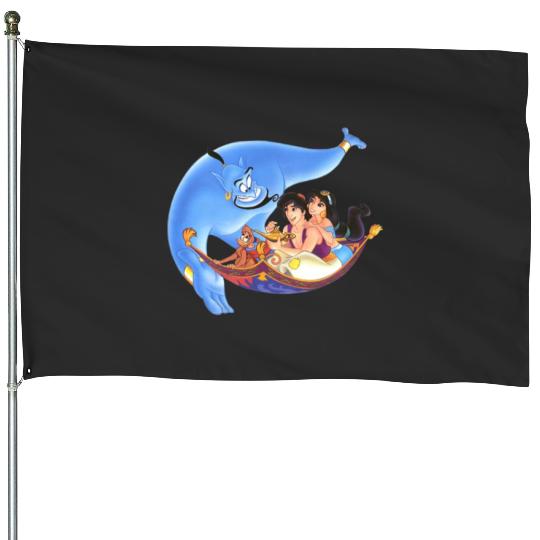 Aladdin Disneys House Flags
