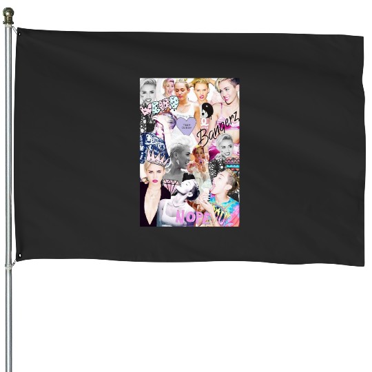 Miley Cyrus Eras Tour House Flags