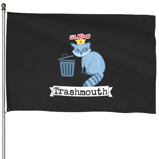 bobs burgers lil king trashmouth raccoon House Flags