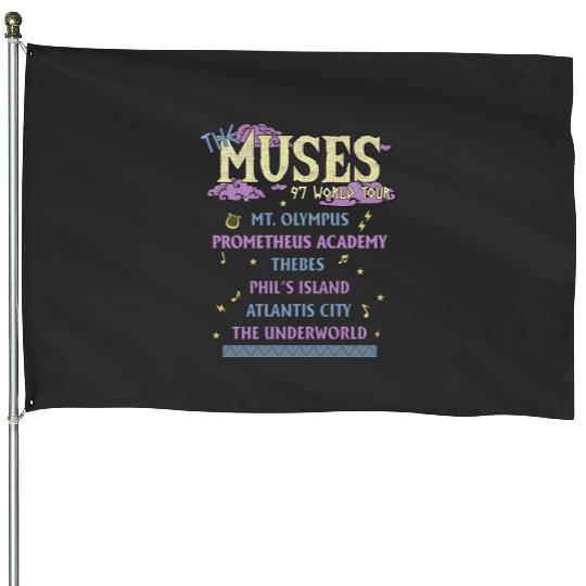 Disney Hercules The Muses 97 World Tour , Retro Disney Hercules Diva The Muses Song Concert Music, Disney Girl Trip, Disneyland House Flags