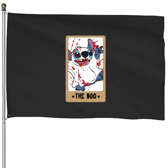 Funny Stitch Shirtdisney Halloween Shirt Retro Horror Halloween T Shirt Horror Movie Character Shirt (1) House Flags