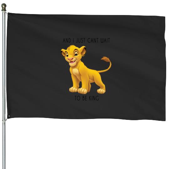 Simba from the Lion King Disney Quote House Flags