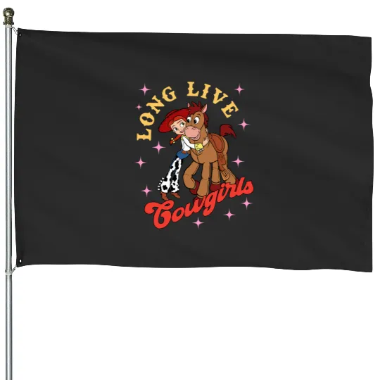 Disney StarWars Toy Story Jessie Long Live Cowgirls , Toy Story , Jessie Cowgirl , Disneyworld House Flags