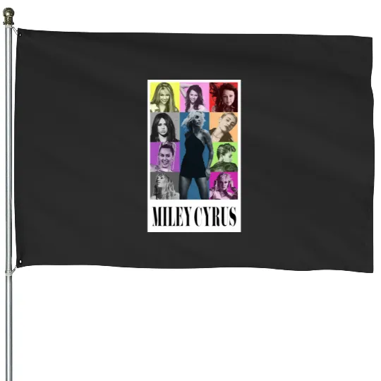 Miley Cyrus Eras Tour Shirt Flowers House Flags